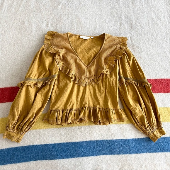 Forever that girl (Anthropologie) Freida ruffle top - Picture 2 of 6